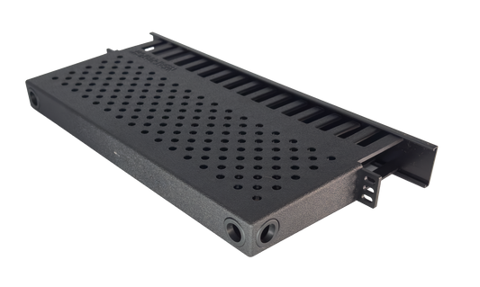 NP1 1U Cable Management Bay - High-Density 24-Port Patch Cable Organizer