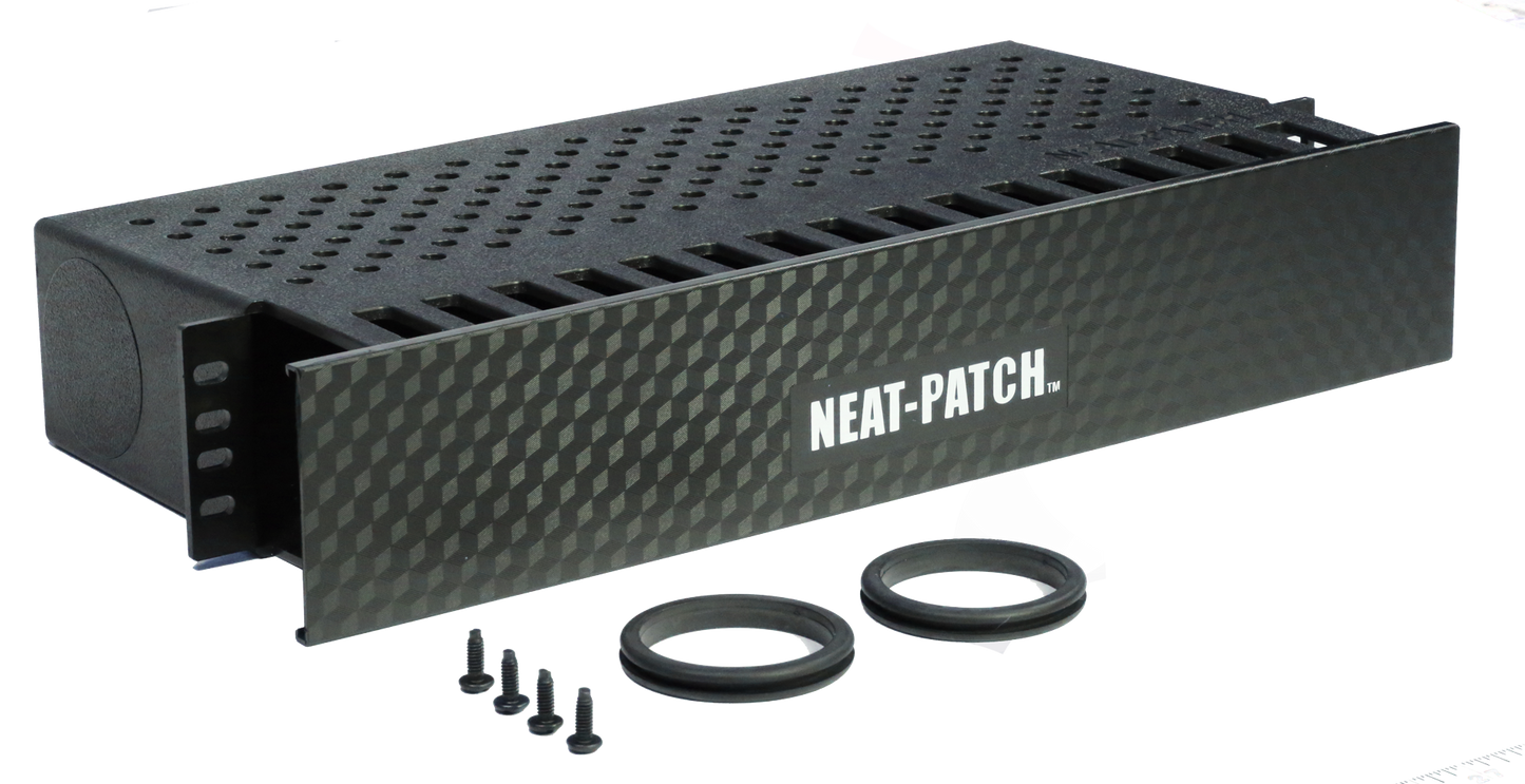 Best 2U Cable Manager by Neat-Patch for 24–48 Patch Cables