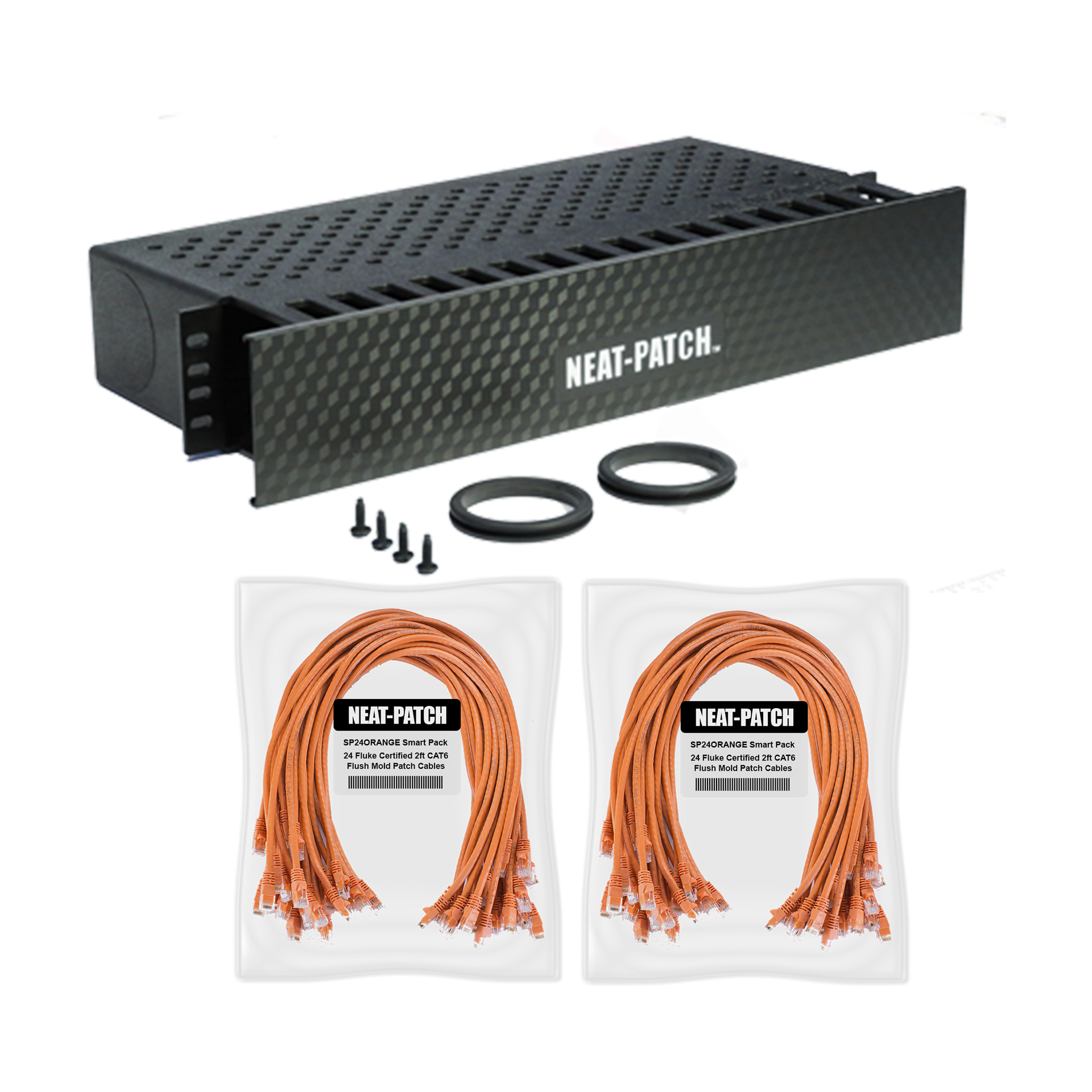 NP2K648 - NP2 Cable Management Bay With 48 Patch Cables