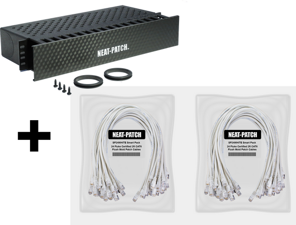 NP2K648 - NP2 Cable Management Bay With 48 Patch Cables